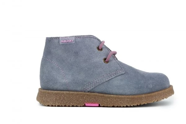 Botines De Niña Pablosky 415256 De Piel Color Gris | Pablosky 3 Botines De Niña Pablosky 415256 De Piel Color Gris | Pablosky - Imagen 3