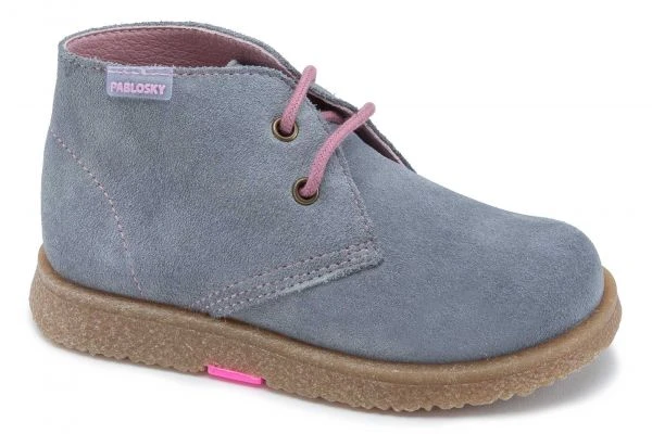 Botines De Niña Pablosky 415256 De Piel Color Gris | Pablosky 1 Botines De Niña Pablosky 415256 De Piel Color Gris | Pablosky