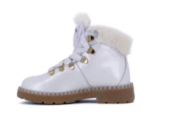 Botas De Niña Pablosky 415909 De Piel Color Blanco | Pablosky -Zapato Tienda de ventas 415909 hd 0002