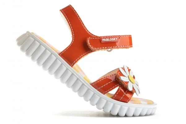 Sandalias Niña Pablosky 418799 Color Rojo | Pablosky 2 Sandalias Niña Pablosky 418799 Color Rojo | Pablosky - Imagen 2