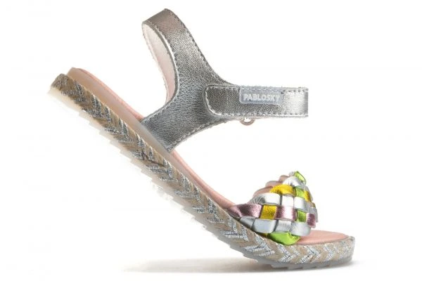 Sandalias Niña Pablosky 421850 Color Plata | Pablosky 2 Sandalias Niña Pablosky 421850 Color Plata | Pablosky - Imagen 2