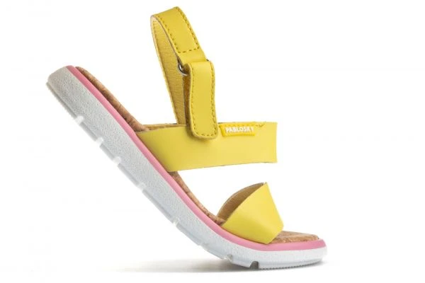 Sandalias Niña Pablosky 422085 Color Amarillo | Pablosky 2 Sandalias Niña Pablosky 422085 Color Amarillo | Pablosky - Imagen 2