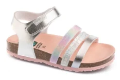 Sandalias Niña Pablosky 424050 Color Plata | Pablosky