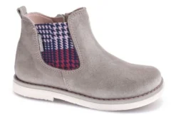 Botas De Niña Pablosky Grises De Piel Con Cremallera 424856 | Pablosky