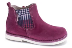 Botas De Niña Pablosky Moradas De Piel Con Cremallera 424886 | Pablosky