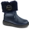 Botas De Niña Pablosky Azules De Piel Y Textil Técnico Con Cremallera 425220 | Pablosky