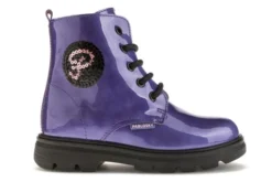 Botas De Niña Pablosky Moradas De Piel Con Cordones Y Cremallera 425449 | Pablosky 13 Botas De Niña Pablosky Moradas De Piel Con Cordones Y Cremallera 425449 | Pablosky -Zapato Tienda de ventas 425449 1