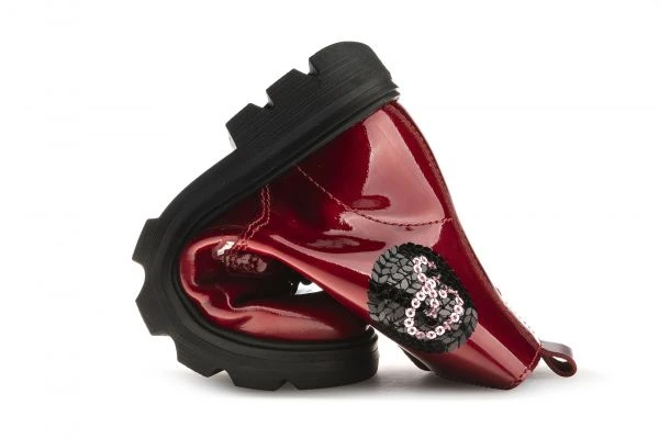 Botas De Niña Pablosky Rojas De Piel Con Cordones Y Cremallera 425469 | Pablosky 3 Botas De Niña Pablosky Rojas De Piel Con Cordones Y Cremallera 425469 | Pablosky - Imagen 3