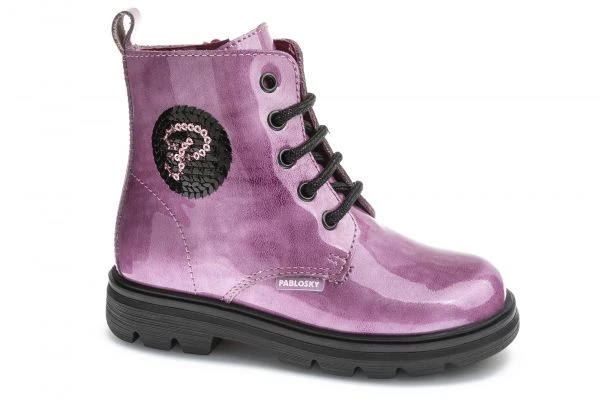 Botas De Niña Pablosky Rosas De Piel Con Cordones Y Cremallera 425489 | Pablosky 1 Botas De Niña Pablosky Rosas De Piel Con Cordones Y Cremallera 425489 | Pablosky