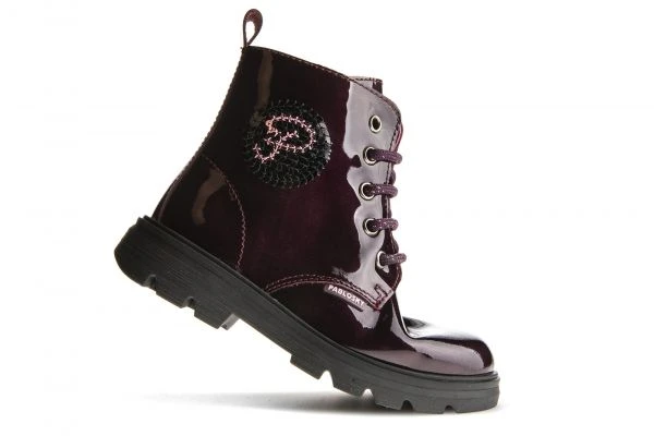 Botas De Niña Pablosky Moradas De Piel Con Cordones Y Cremallera 425499 | Pablosky 2 Botas De Niña Pablosky Moradas De Piel Con Cordones Y Cremallera 425499 | Pablosky - Imagen 2