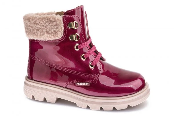 Botas De Niña Pablosky Rosas De Piel Con Cordones Y Cremallera 425579 | Pablosky 1 Botas De Niña Pablosky Rosas De Piel Con Cordones Y Cremallera 425579 | Pablosky