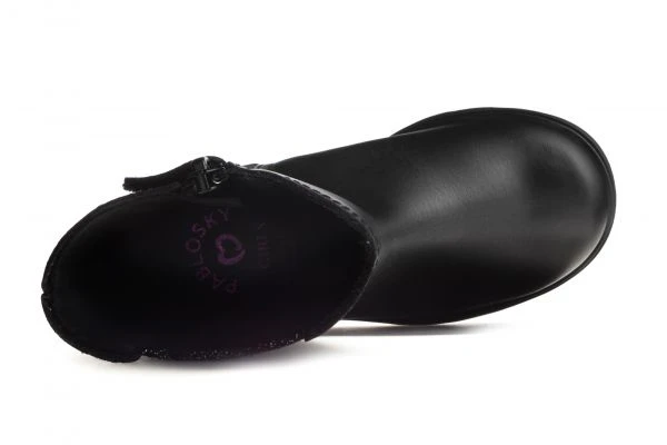 Botas De Niña Pablosky Negras De Piel Y Textil Técnico Con Cremallera 425710 | Pablosky 5 Botas De Niña Pablosky Negras De Piel Y Textil Técnico Con Cremallera 425710 | Pablosky - Imagen 5