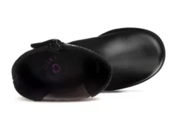 Botas De Niña Pablosky Negras De Piel Y Textil Técnico Con Cremallera 425810 | Pablosky -Zapato Tienda de ventas 425810 2