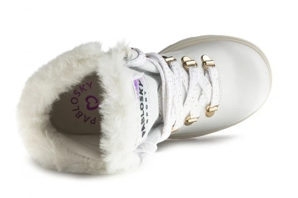 Botas De Niña Pablosky Blancas De Leader-tech Con Cordones 425905 | Pablosky 5 Botas De Niña Pablosky Blancas De Leader-tech Con Cordones 425905 | Pablosky - Imagen 5