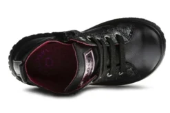 Botas De Niña Pablosky Negras De Piel Con Cordones Y Cremallera 426312 | Pablosky -Zapato Tienda de ventas 426312 2