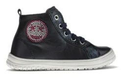 Botas De Niña Pablosky Azules De Piel Con Cordones Y Cremallera 426322 | Pablosky -Zapato Tienda de ventas 426322 1