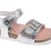 Sandalias Niña Plata Pablosky Con Velcro 483650 | Pablosky