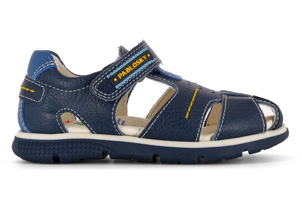 Sandalias De Niño Pablosky Azules De Piel 504625 | Pablosky 3 Sandalias De Niño Pablosky Azules De Piel 504625 | Pablosky - Imagen 3