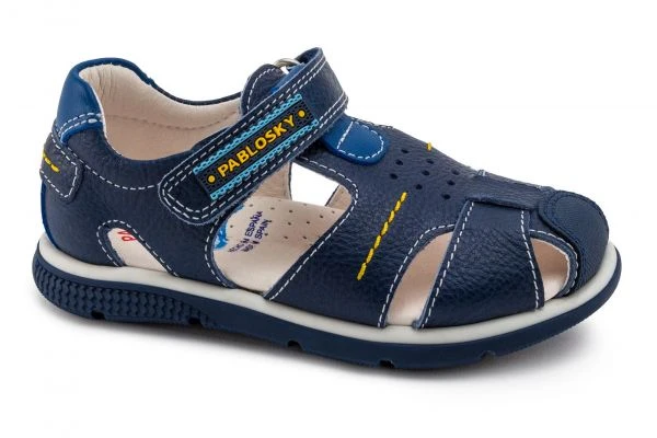 Sandalias De Niño Pablosky Azules De Piel 504625 | Pablosky 1 Sandalias De Niño Pablosky Azules De Piel 504625 | Pablosky
