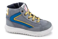 Zapatillas Deportivas De Niño Pablosky 508256 De Piel Color Gris | Pablosky