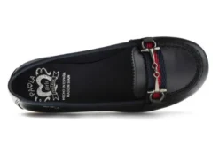 Colegiales De Niña Paola Azules De Piel Con Elástico 866120 | Pablosky -Zapato Tienda de ventas 866120 2