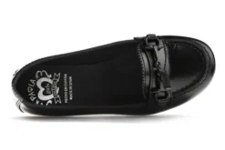 Colegiales De Niña Paola Negros De Piel Con Elástico 866211 | Pablosky -Zapato Tienda de ventas 866211 2