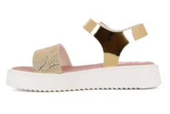 Sandalias De Niña Pablosky Oro Con Hebilla 867280 | Pablosky -Zapato Tienda de ventas 867280 hd 0002