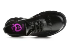 Colegiales De Niña Paola Negros De Piel Con Cordones 869011 | Pablosky -Zapato Tienda de ventas 869011 2