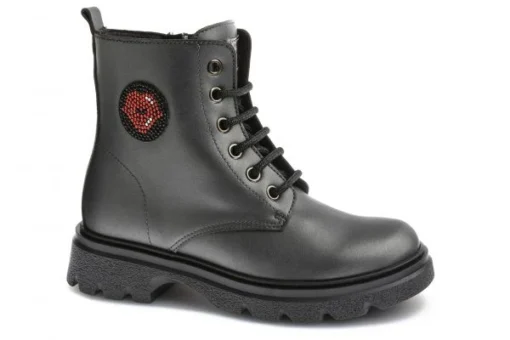 Botas De Niña Paola Plateadas De Leader-tech Con Cordones Y Cremallera 869255 | Pablosky 7 Botas De Niña Paola Plateadas De Leader-tech Con Cordones Y Cremallera 869255 | Pablosky -Zapato Tienda de ventas 869255