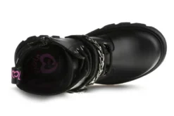 Botas De Niña Paola Negras De Leader-tech Con Cordones Y Cremallera 869315 | Pablosky -Zapato Tienda de ventas 869315 2