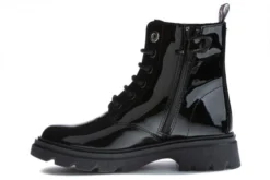 Botas De Niña Paola Negras De Piel Con Cordones Y Cremallera 869519 | Pablosky -Zapato Tienda de ventas 869519 5