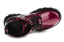 Botas De Niña Paola Rosas De Piel Con Cordones Y Cremallera 869579 | Pablosky -Zapato Tienda de ventas 869579 2