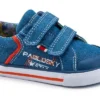 Zapatillas De Lona De Bebé Niño Pablosky Azules Con Cierre Adherente 966410 | Pablosky