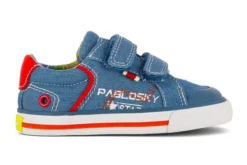 Zapatillas De Lona De Bebé Niño Pablosky Azules Con Cierre Adherente 966410 | Pablosky -Zapato Tienda de ventas 966410 hd 0000