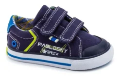 Zapatillas De Lona De Bebé Niño Pablosky Azules Con Cierre Adherente 966420 | Pablosky