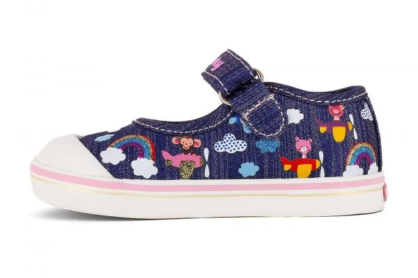 Zapatillas De Lona De Bebé Niña Pablosky Azules Con Cierre Adherente 966820 | Pablosky 5 Zapatillas De Lona De Bebé Niña Pablosky Azules Con Cierre Adherente 966820 | Pablosky - Imagen 5