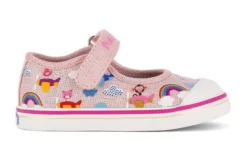Zapatillas De Lona De Bebé Niña Pablosky Rosas Con Cierre Adherente 966870 | Pablosky -Zapato Tienda de ventas 966870 hd 0000
