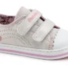 Zapatillas De Lona De Bebé Niña Pablosky Blancas Con Cierre Adherente 967100 | Pablosky