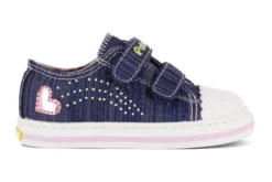 Zapatillas De Lona De Bebé Niña Pablosky Azules Con Cierre Adherente 967120 | Pablosky -Zapato Tienda de ventas 967120 hd 0000