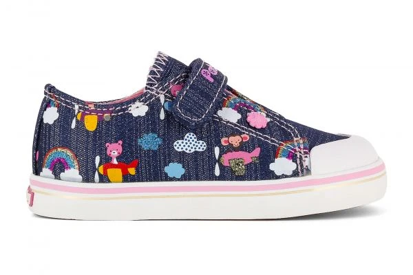 Zapatillas De Lona De Bebé Niña Pablosky Azules Con Cierre Adherente 967320 | Pablosky 3 Zapatillas De Lona De Bebé Niña Pablosky Azules Con Cierre Adherente 967320 | Pablosky - Imagen 3