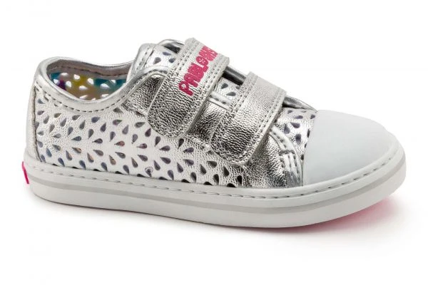 Zapatillas De Lona De Niña Pablosky Plata Con Cierre Adherente 968350 | Pablosky 1 Zapatillas De Lona De Niña Pablosky Plata Con Cierre Adherente 968350 | Pablosky