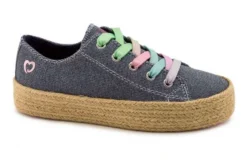 Zapatillas De Lona De Niña Pablosky Azules Con Cierre Adherente 968920 | Pablosky