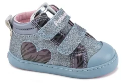 Botas De Bebé Niña Pablosky 970150 Con Cierre Adherente Color Plata | Pablosky