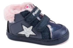 Botas De Bebé Niña Pablosky 970220 Con Cierre Adherente Color Azul Marino | Pablosky