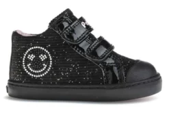 Botitas De Bebé Niña Pablosky Negras Con Cierre Adherente 974110 | Pablosky -Zapato Tienda de ventas 974110 1