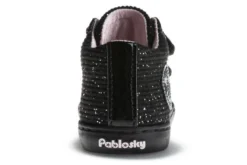 Botitas De Bebé Niña Pablosky Negras Con Cierre Adherente 974110 | Pablosky -Zapato Tienda de ventas 974110 3