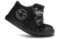 Botitas De Bebé Niña Pablosky Negras Con Cierre Adherente 974110 | Pablosky -Zapato Tienda de ventas 974110 4