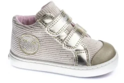 Botitas De Bebé Niña Pablosky Beige Con Cierre Adherente 974130 | Pablosky