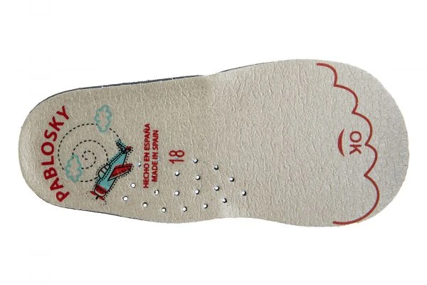 Preandantes De Bebé Unisex Pablosky Azules De Piel Con Cierre Adherente 032120 | Pablosky 2 Preandantes De Bebé Unisex Pablosky Azules De Piel Con Cierre Adherente 032120 | Pablosky - Imagen 2